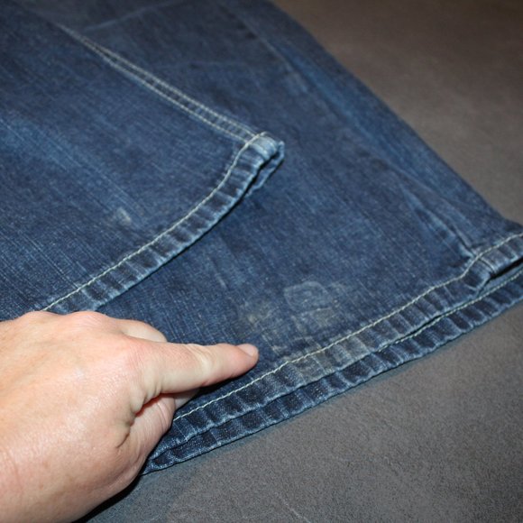 Men's TRUST Jeans Size 44 x 32 Dark Blue - Picture 13 of 13